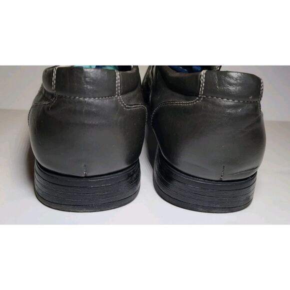 Steve Madden Shoes Mens 11.5 Trace Loafers Charcoal Square Toe Casual Dress - Picture 6 of 10